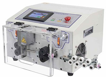 전자동 와이어 탈피 절단기 작동 방법