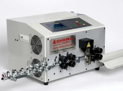 25mm² 전자동 컴퓨터 와이어 스트리핑 절단기 WPM-MAX1-8 - 자동 와이어 탈피기