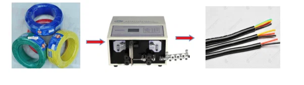 자동 와이어 절단 및 스트리핑 기계 & 자동 와이어 피더 기계