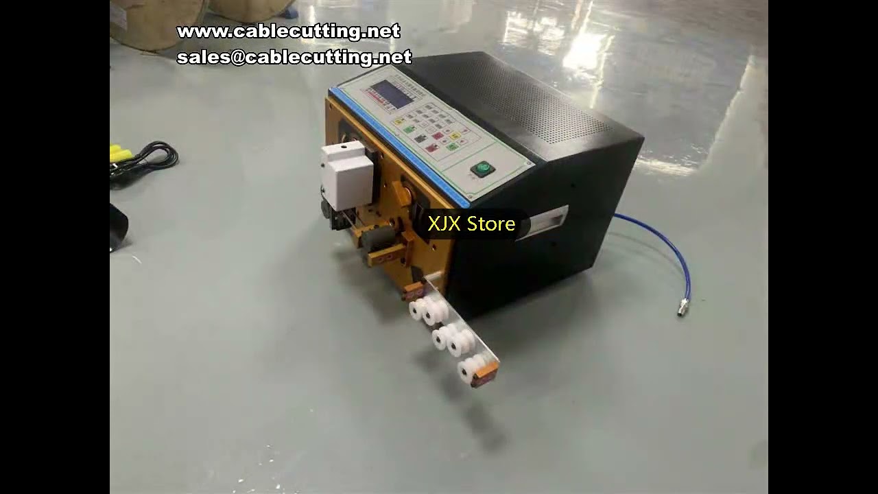 0.3-4.0mm² 자동 와이어 스트리핑 및 절단기 400W | 조절 가능 케이블 커터 스트리퍼