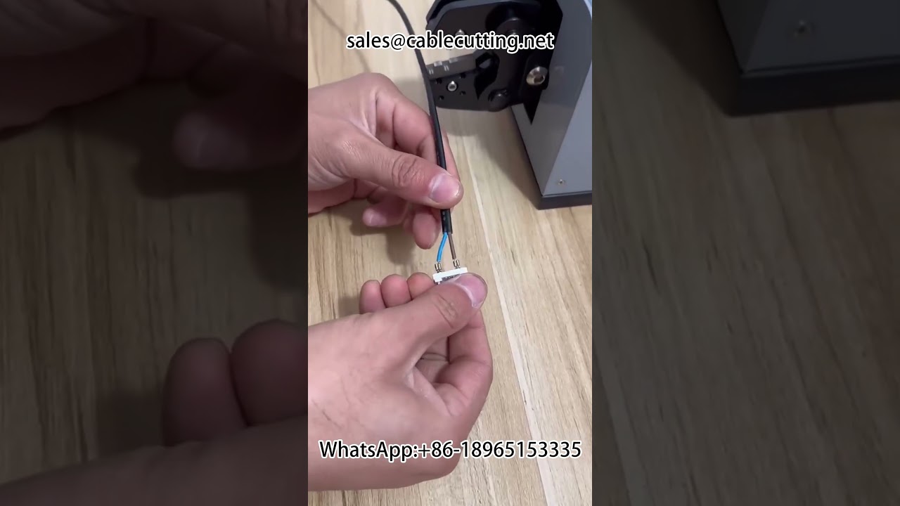 플러그 와이어 성공적인 압착으로 생산 효율 극대화