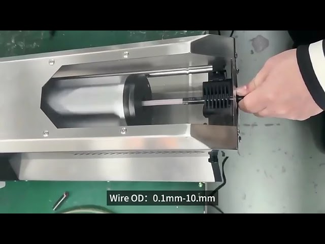 9레이어 10mm 동축 케이블 피복 벗기는 기계 | 고속 자동 와이어 스트리핑 장비