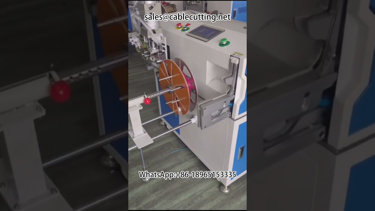 케이블 권취기 | 미터 계수 및 열 절단 권취·결속기