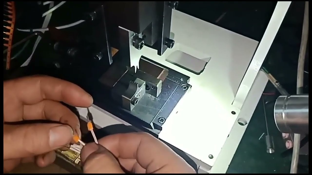 냉간 압착 플러그 크림핑 머신 30mm 스트로크 | 절연 터미널 크림프 세트