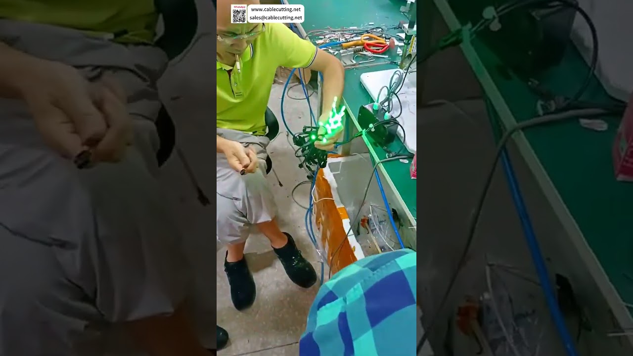 반자동 납땜기로 7색 LED 리프 조명 완벽 현장 용접 세팅