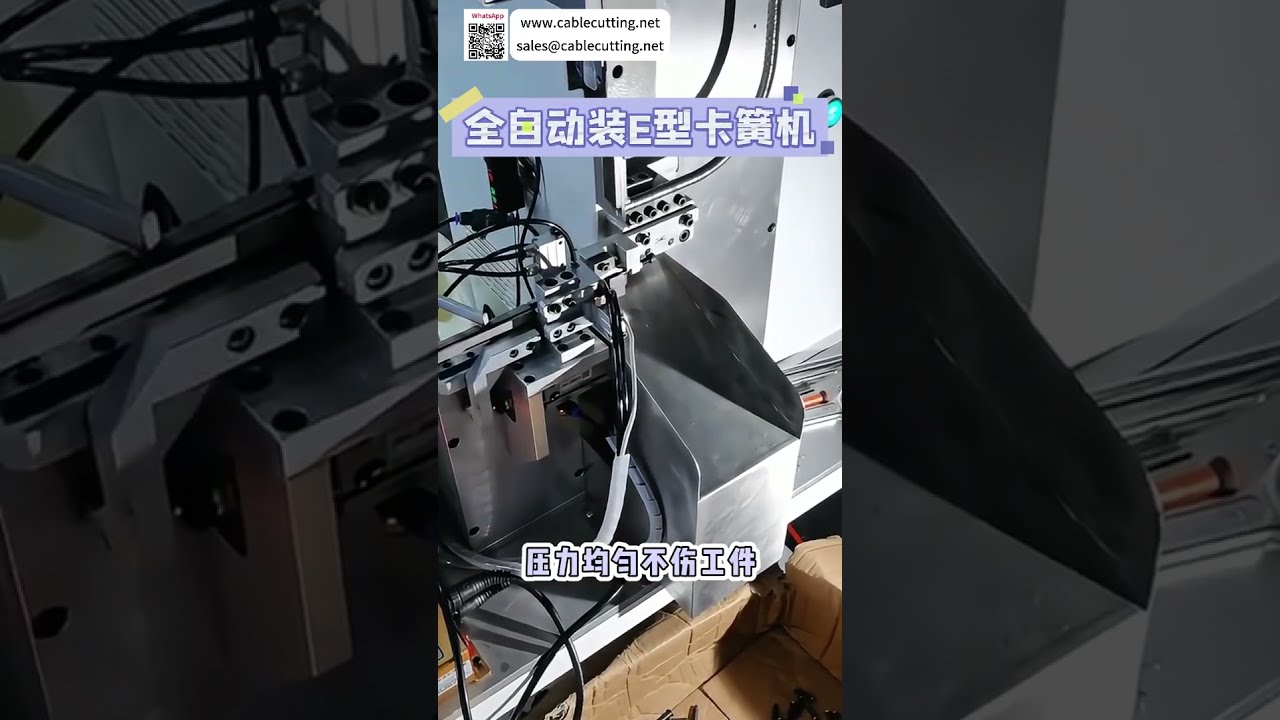 완전 자동 E형 서클립 조립기 | 고안정성 자동화 장비 공장