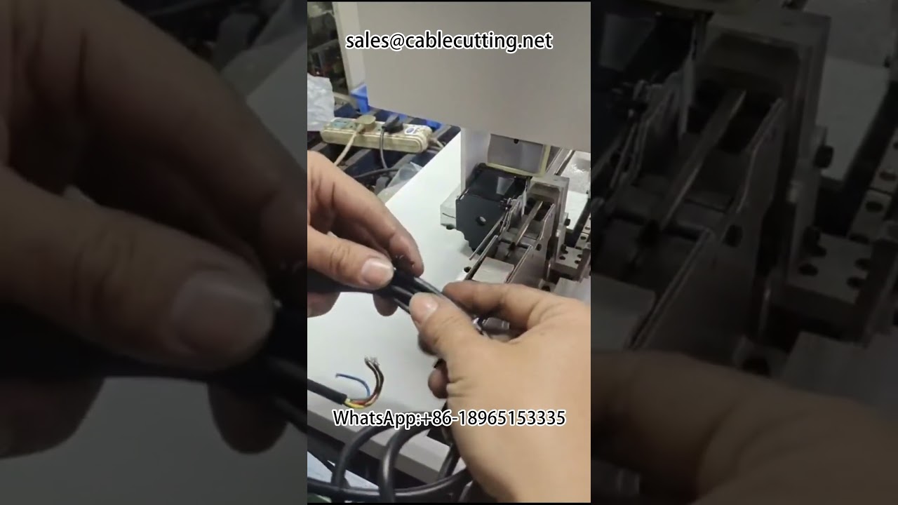 현장에서 작동하는 자동 코어리스 타이핑 머신 #타이핑머신 #하네스가공