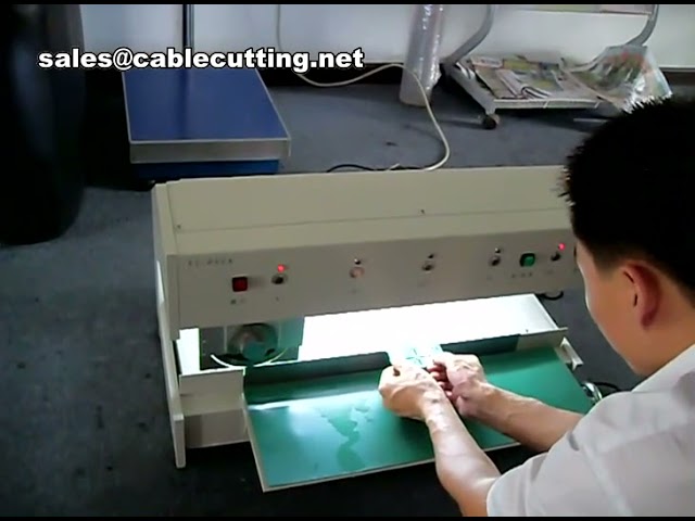 내구성 강한 블레이드 장착 V컷 PCB 분리기 | PCB 디패널링 머신