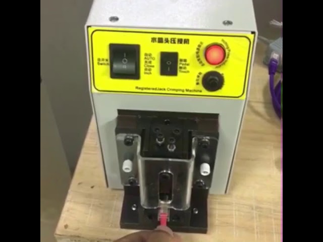 RJ45 크리스탈 헤드 압착기: 고속 이더넷 케이블 조립 솔루션