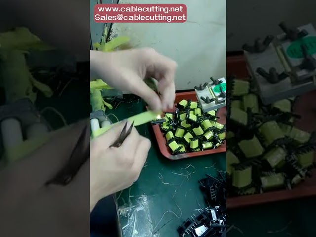 810 820 컴퓨터식 C 전기 자동 코일 권선기 750W 400W 0.03-1.2mm 0.2-3mm