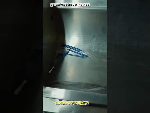 전선 자동 박피·절단·꼬임·터미널 압착 올인원 머신