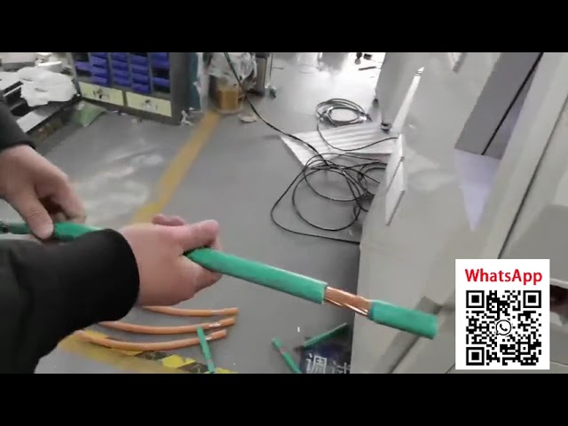 초대형 300mm² 두꺼운 케이블 피복 벗김 기계