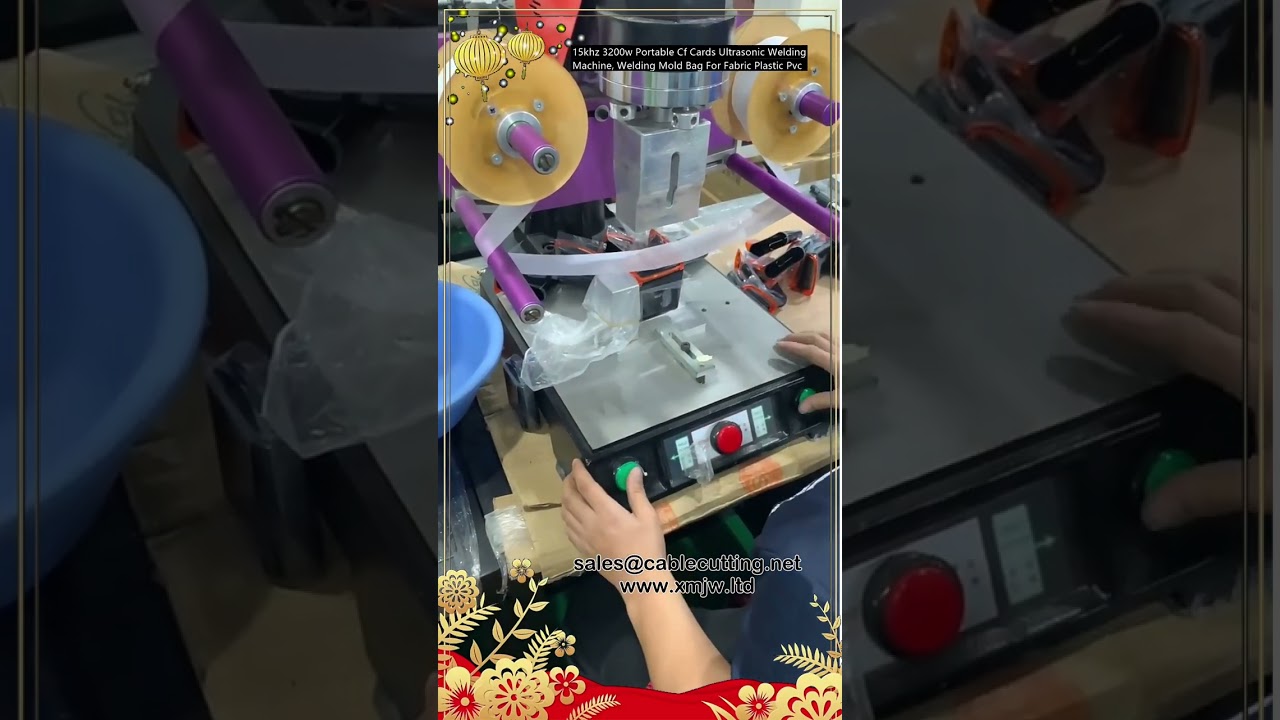 15kHz 3200W 휴대용 초음파 용접기, 패브릭/플라스틱/PVC 가방 몰드 용접