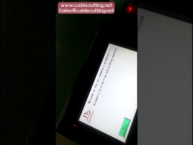 터치스크린 반자동 와이어 권선 및 바인딩 통합 기계 220V 110V 케이블 가공