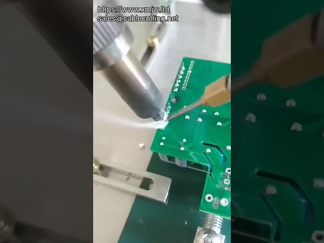 자동 납땜기 데스크탑 솔더링 로봇 (청소 기능 포함)
