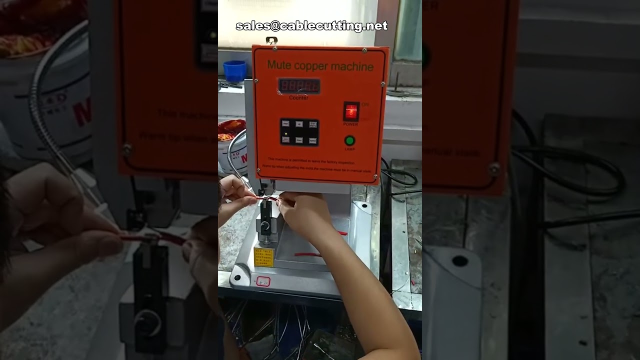 고온 케이블 와이어 접속 및 구리 조인트 무소음 구리 벨트 압착기, 구리 와이어 스트리핑 기계