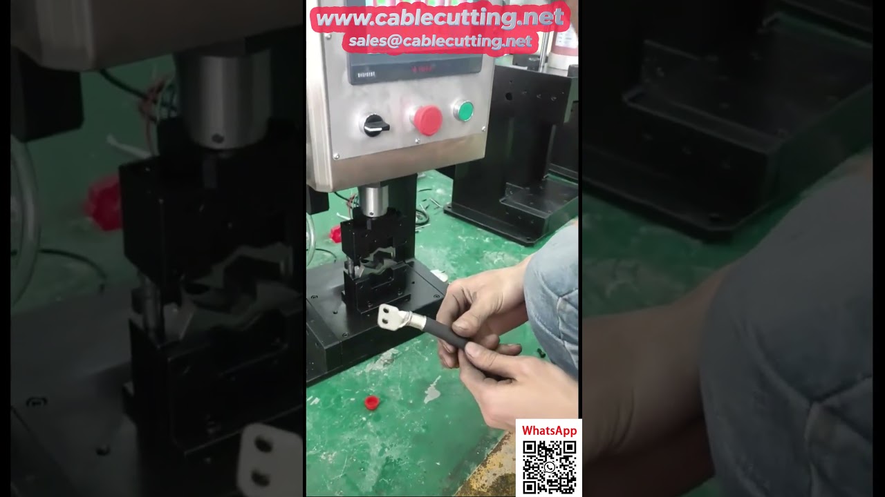50mm² CNC 유압 터미널 압착기, 금형 교체 없는 자동 와이어 하네스 장비