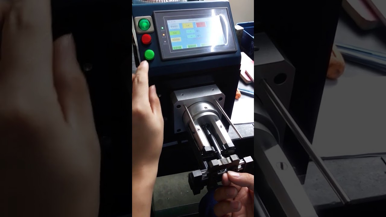 Coaxial cable wire stripping machine