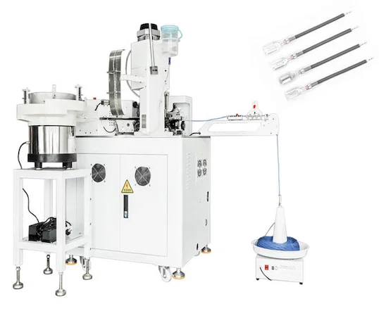 자동 케이블 슬리브 삽입 연선 주석 도금기 - 자동 단자 압착기
