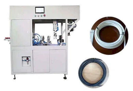 자동 와이어 절단 코일 트위스트 타이 머신 WPM-CRO - 케이블 코일링 및 결속기