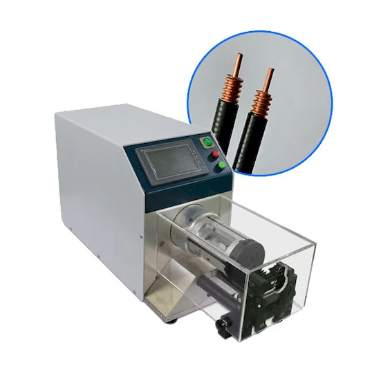 반자동 동축 케이블 탈피기 WPM-8608 - 와이어 절단 및 탈피기